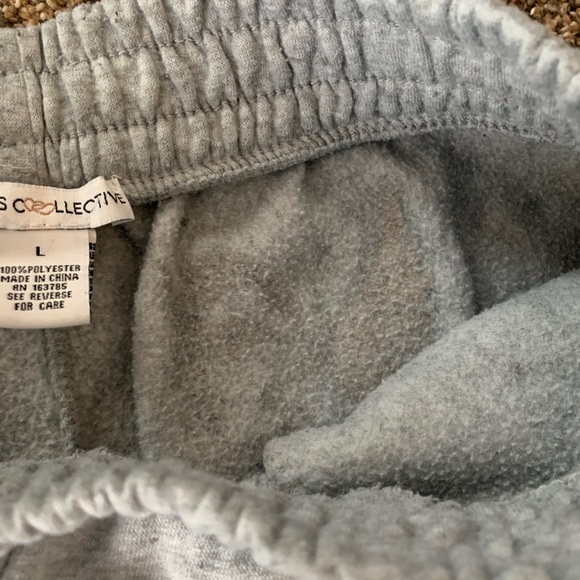 Hearts Collective Sweatpants Fleece Angel Wings Graphic Workout Comfy Y2k Size L - Picture 9 of 12